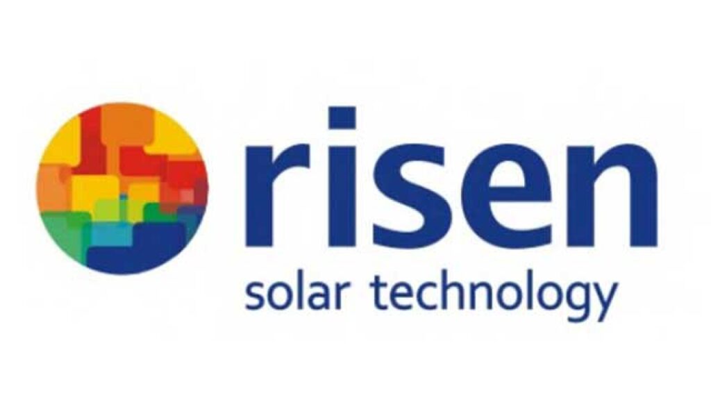 Logo of Risen Energy. Solar Technology