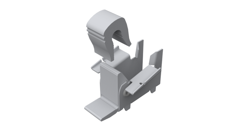 Photo of the Cam Bracket with Cam Claw component on a transparent background